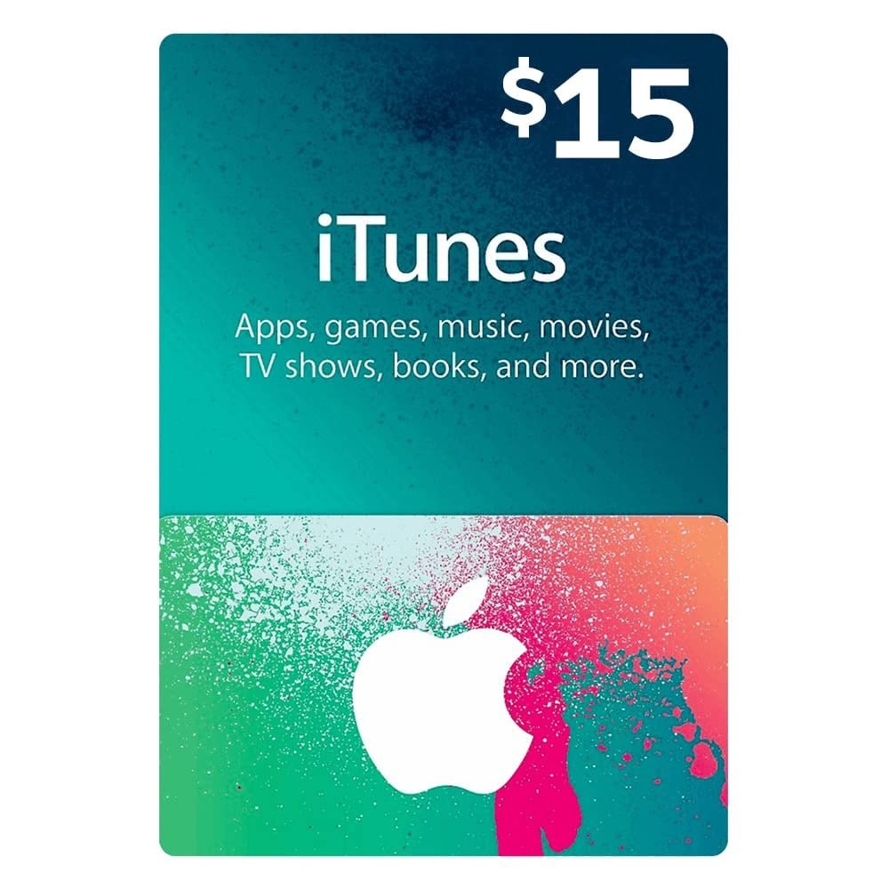 Apple iTunes $15 Gift Card USA Digital Voucher Code (Instant Delivery on E-Mail)
