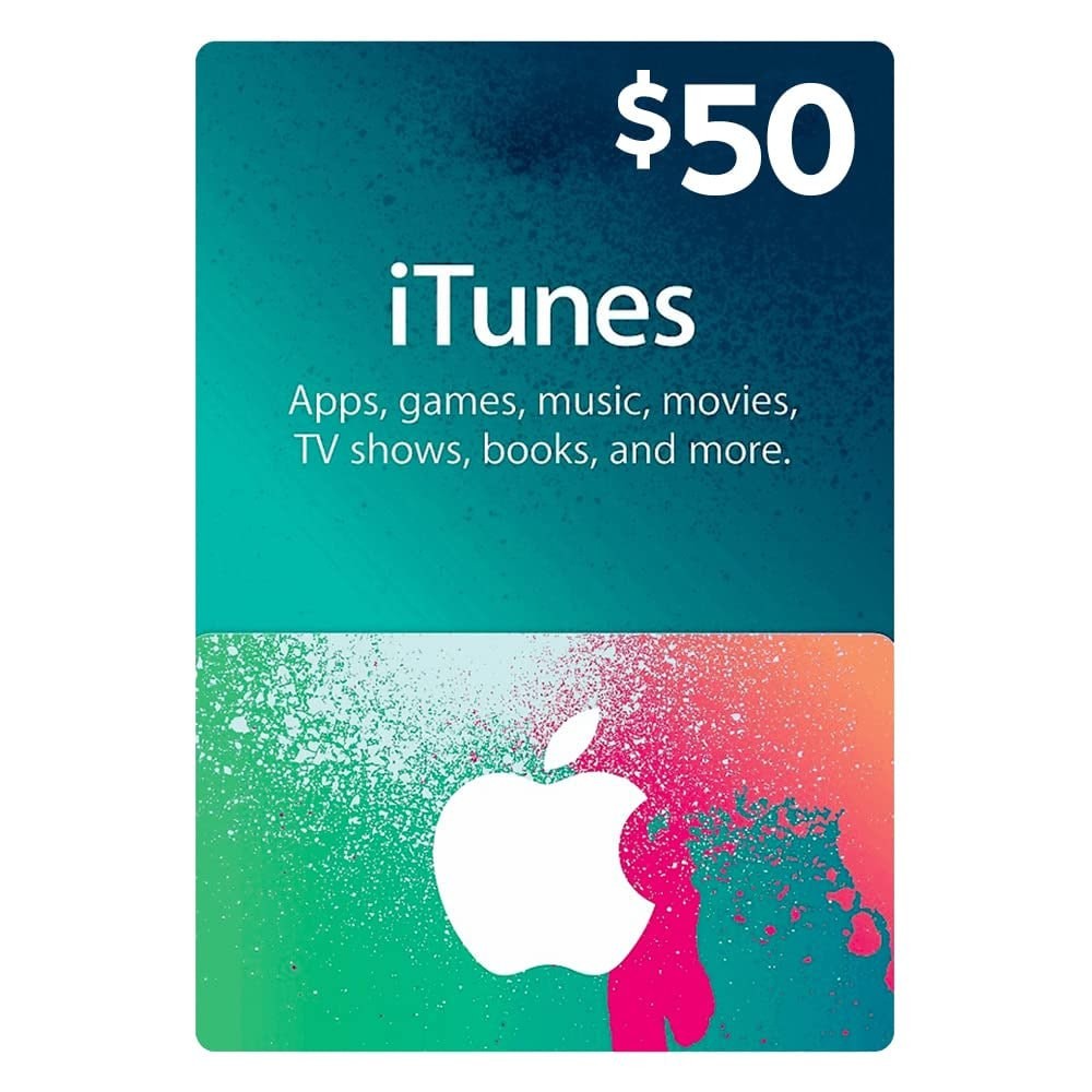 Apple iTunes $50 Gift Card USA Digital Voucher Code (Instant Delivery on E-Mail)